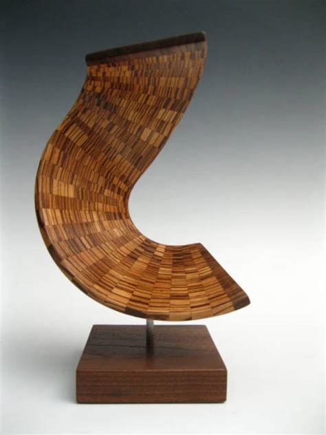 Wood Sculpture Abstract Modern Art Etsy