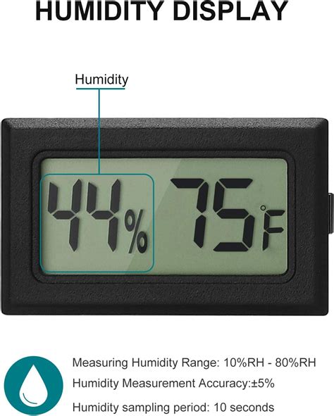 Greenhouse Mason Jar Small Digital Electronic Temperature Humidity