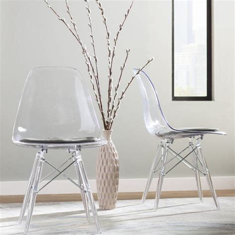 Mohnton Clear Upholstered Solid Back Side Chair