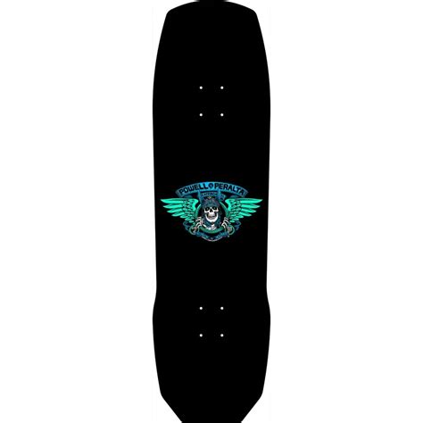Powell Peralta Anderson Heron Skull Black Teal 913 Skateboard Deck