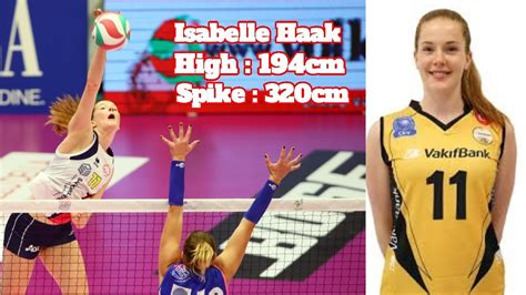 Isabelle hai visto qualche partita della savino del bene volley? Isabelle Haak | Top Powerful Volleyball Spikes | Attack in 3rd Meter - YouTube