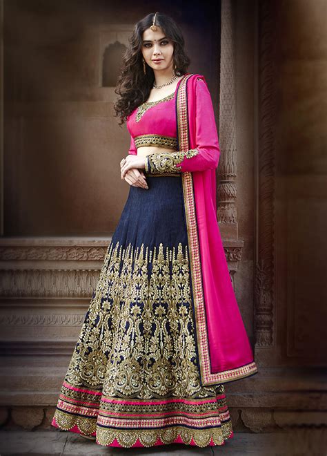 Top Designer Banglori Silk Wedding Wear Lehenga Choli Online Ethnic