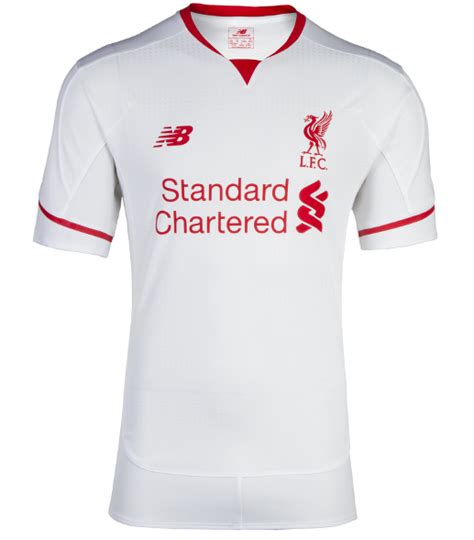 Premium garments at a sensible price. White Liverpool Away Kit 15-16- LFC Alternate Jersey 2015 ...