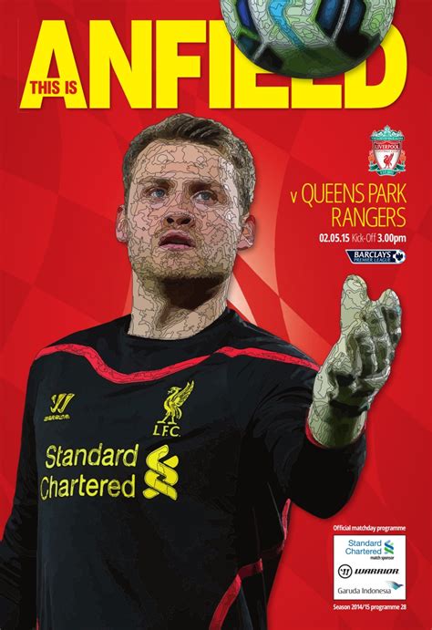 Liverpool Fc Programmes Liverpool V Qpr 201415 Back Issue