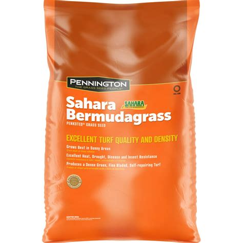 Pennington Sahara Bermudagrass Grass Seed For Southern Lawns 15 Pound