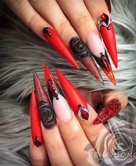 75 Chic Classy Acrylic Stiletto Nails Design Youll Love Page 5 Of 75 Latest Fashion Trends