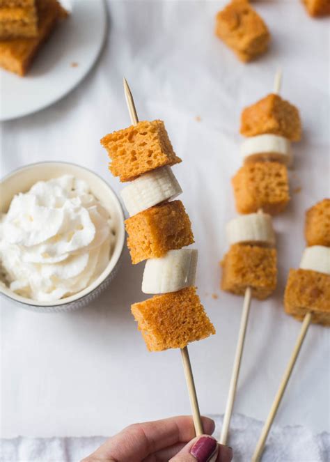 This cake basically floats right into your mouth. Pumpkin Angel Food Cake Bars - Kristy Denney