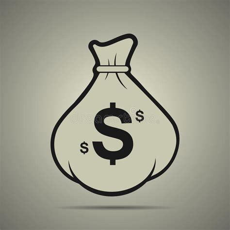 Are there money bags for the wedding guests? White Money Bag Icon In Flat Style Stock Vector ...