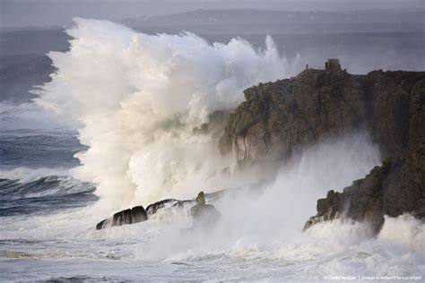 Winter Storms Hit The Rocky Coastline With Monumental Force At Lands