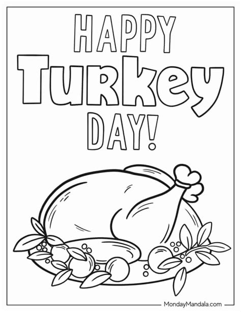 32 Turkey Coloring Pages Free Pdf Printables