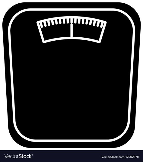 Body Weight Scale Icon Royalty Free Vector Image