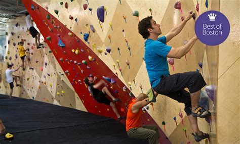 Indoor Rock Climbing Brooklyn Boulders Somerville Groupon