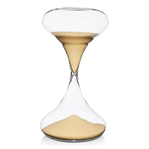 30 Minute Decorative Hourglass With Golden Sand Bouclair
