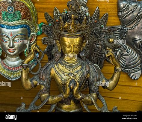 Bronzecopper Statue Of Tara A Buddhist Goddess Stock Photo Alamy