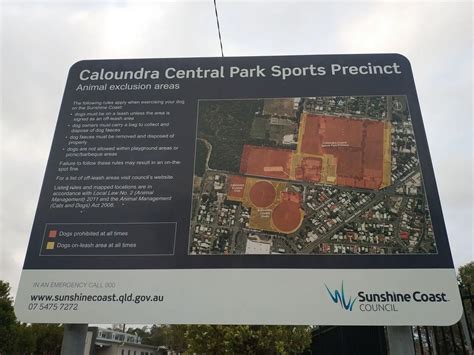 Caloundra Central Park Sports Precinct Ovals Pool Ymca Tennis Qld