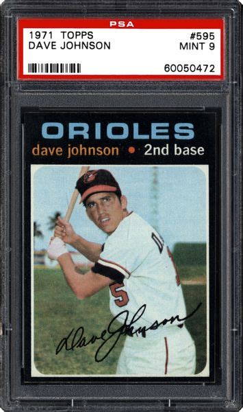1971 Topps Dave Johnson Psa Cardfacts®