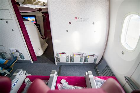 Qatar Airways Boeing 787 800 Economy Backpack And Blog