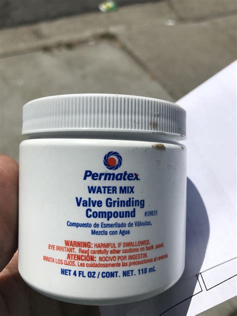 Valve Grinding Compound to loosen stiff pliers. Works great! : electricians