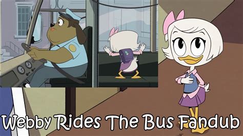 Webby Rides The Bus Ducktales Fandub Youtube