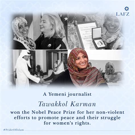 Tawakkol Karman A Yemeni Journalist Was The First Woman To Win The Nobel Peace Prize From The