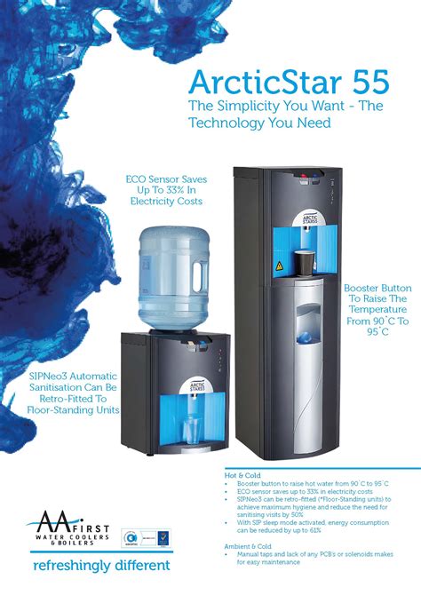 Arctic Star Desktop Chilled Water Cooler Mains Fed Aqualeader Ltd