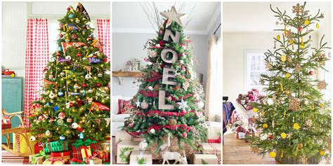 The christmas tree is the focal point for all your holiday decor, so it should make a statement. 60+ Best Christmas Tree Decorating Ideas - How to Decorate ...