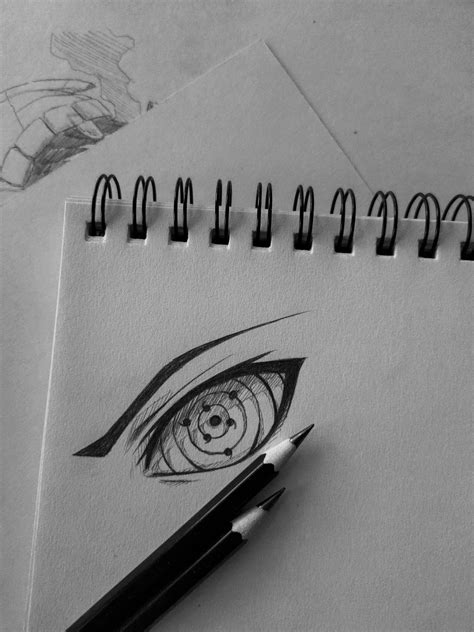 Sasuke Uchiha Rinnegan Eye Sketch Rnaruto