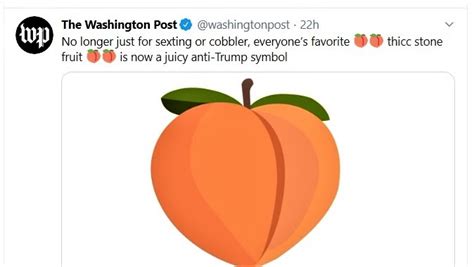 Both Trump And Butt Washpost Hails How The Sexy Peach Emoji Joined
