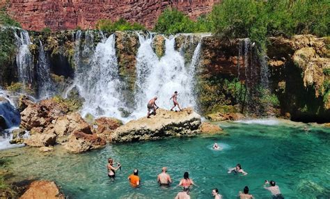 The 5 Main Waterfalls Of Havasupai Rei Co Op Adventure Center Grain