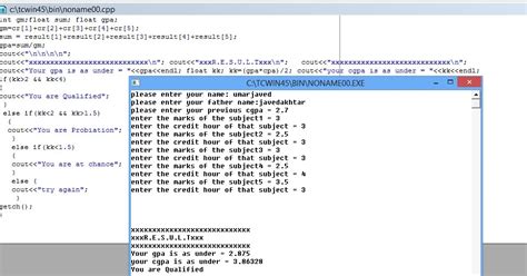 For example, to convert 8.2 cgpa to percentage, multiply it with 9.5 and the resulting number which is 77.9 is the. C++ Assignments , Quizz And Project : C++ GPA & CGPA ...