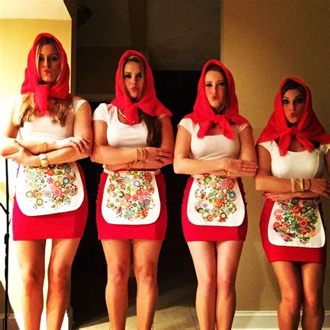 Russian Dolls Matryoshka Dolls Best Halloween Costume Group Costume Halloween Kostüme