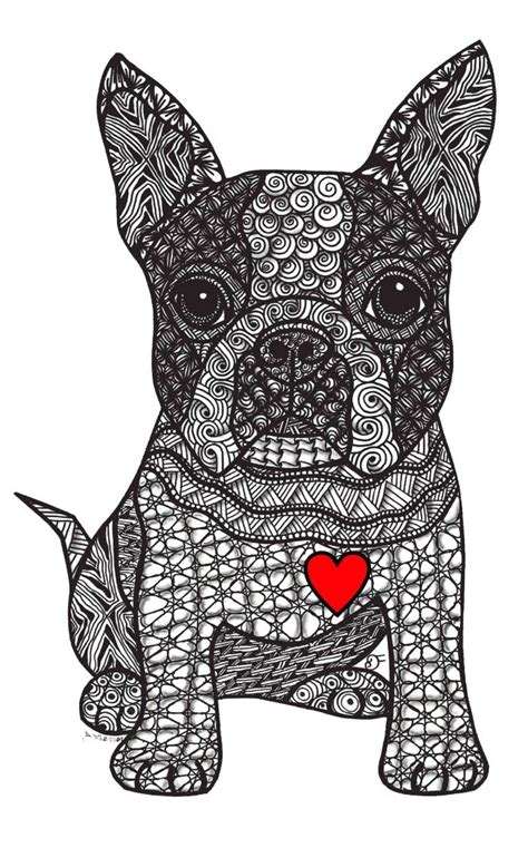Boston terrier coloring pages for adults it also will include a picture of a kind that may be seen in the gallery of boston terrier coloring pages for adults. Friend - Boston Terrier Art Print by DiAnne Ferrer ...