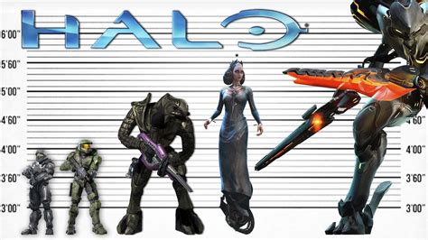 Halo Comparación De Tamaños Personajes Más Grandes Del Juego Halo