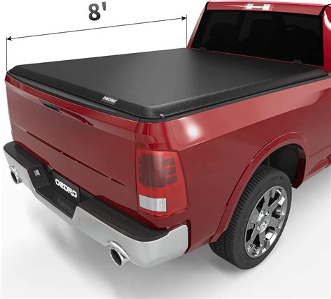 Buy Oedro Soft Roll Up Truck Bed Tonneau Cover Compatible With 2002
