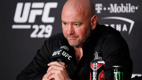 u f c and partners reluctant to speak on dana white slapping his wife the new york times