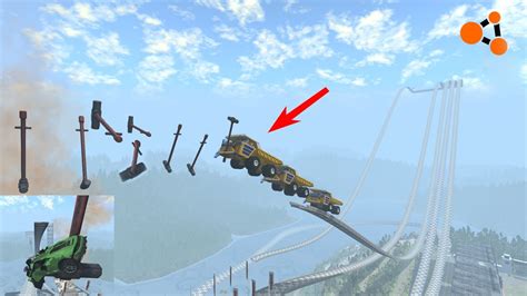 Biggest Jump Ramp In Beamng Drive High Speed Jumpsandcrashes 2020 Youtube