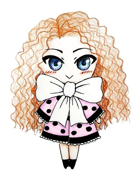 Curly Haired Chibi Girl By Brysiaa On Deviantart