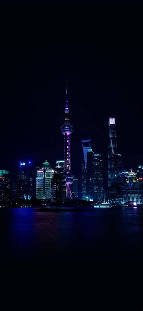 China Night City Iphone 11 Wallpapers Free Download