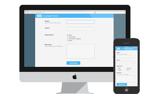 Free Contact Form Generator Using 123contactform Form Builder Online