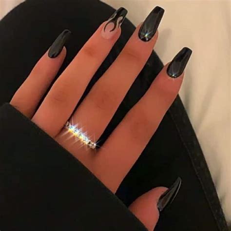 40 coffin nail designs and shape ideas for 2022 the trend spotter