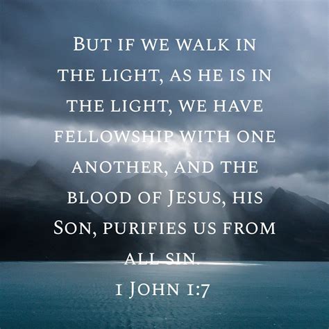Walk In The Light I John Scriptures Jesus Christ Amen