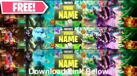Blank Fortnite Youtube Banners Get Images One