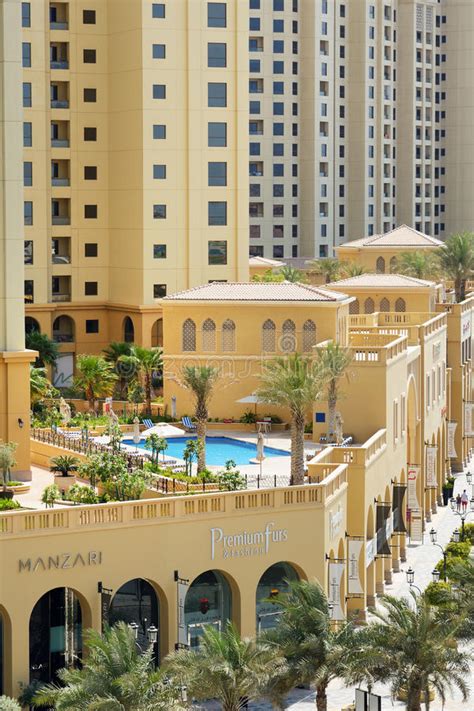 The Walk At Jumeirah Beach Residence Editorial Stock Image Image Of