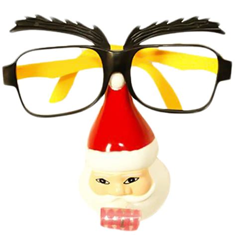 Licogel Christmas Glasses Santa Decor Lovely Novelty Led Glasses Funny Eyeglasses Holiday Party