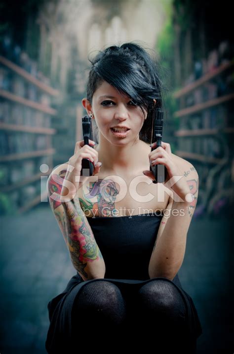 Girl Holding Gun Tattoos Porn Videos Newest Pirate Women Tattoos
