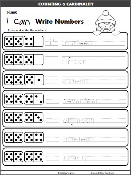 Writing Numbers In Words Worksheets