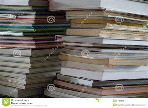 Stack Of Books Stock Photo Image Of Paper Stack Used 54131314