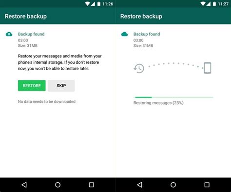 How to restore deleted chats on WhatsApp