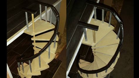 How To Make A Doll Spiral Staircase Youtube