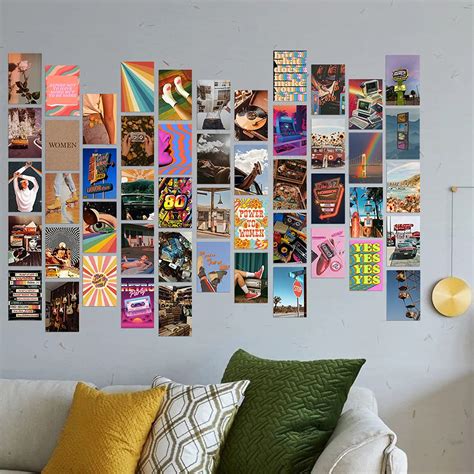 Buy Dalihebo Retro 80s Wall Collage Kit Aesthetic Pictures Aesthetic